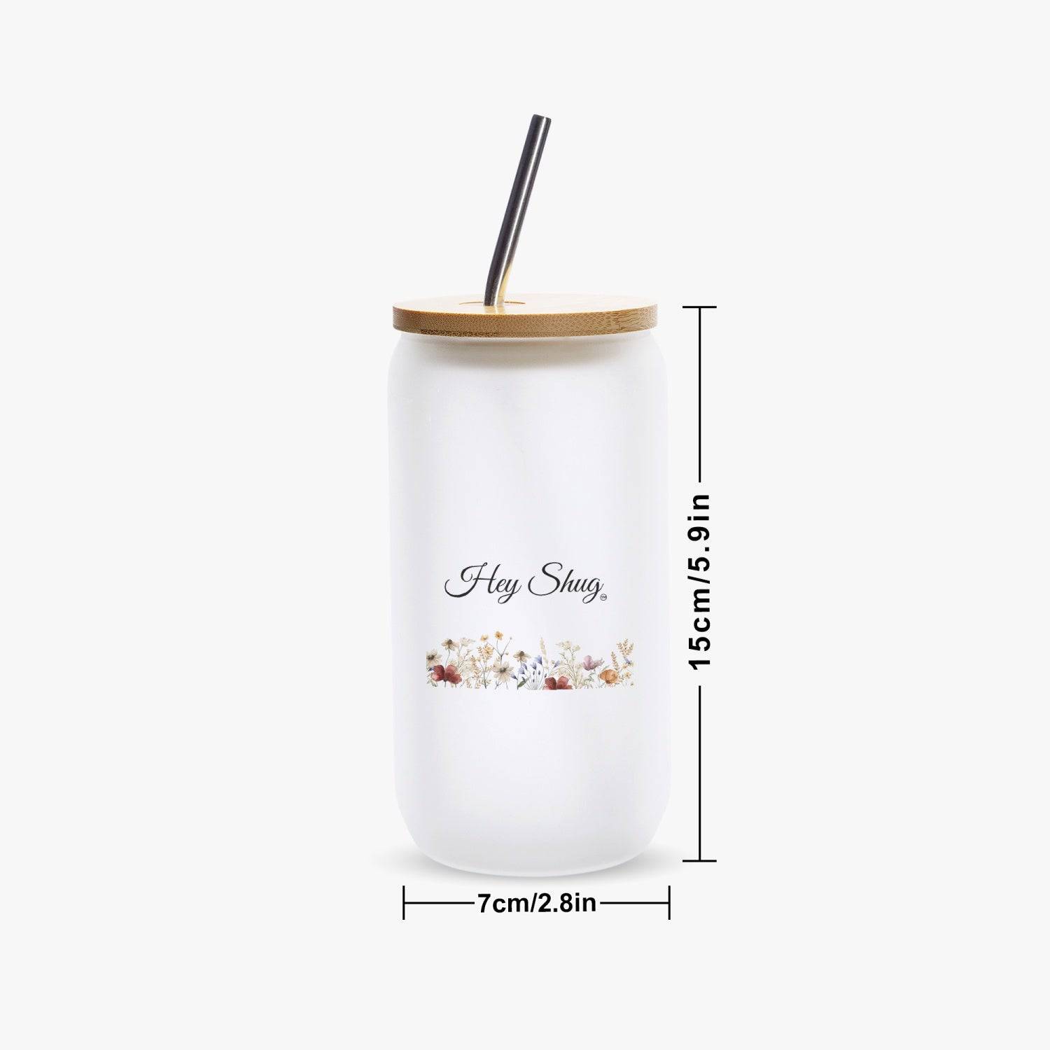 988. Hey Shug Frosted Glass Cups - Top Drop Viral