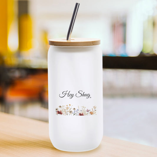 988. Hey Shug Frosted Glass Cups - Top Drop Viral