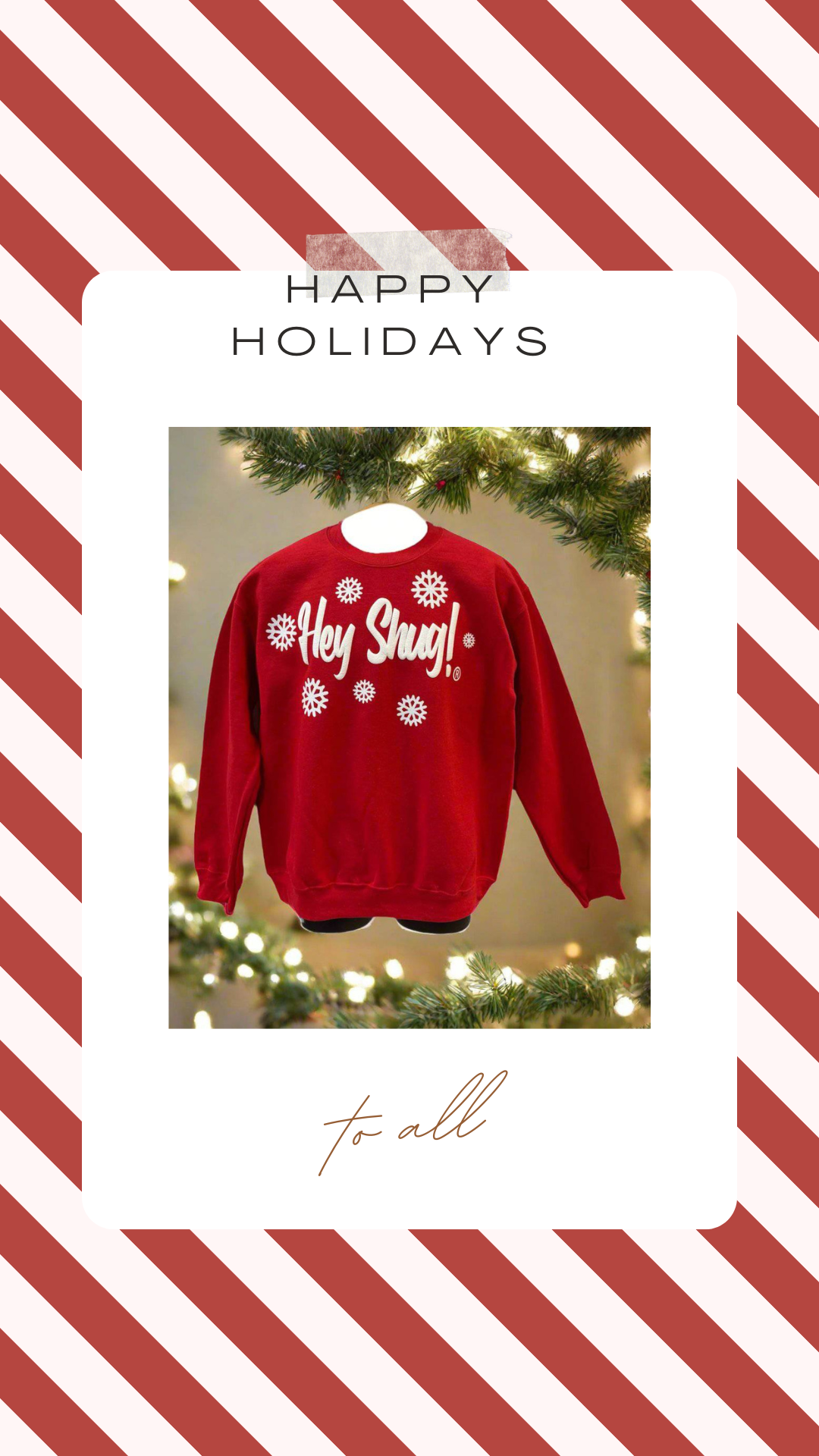 The Christmas Version of our Hey Shug Crewneck!! - Top Drop Viral