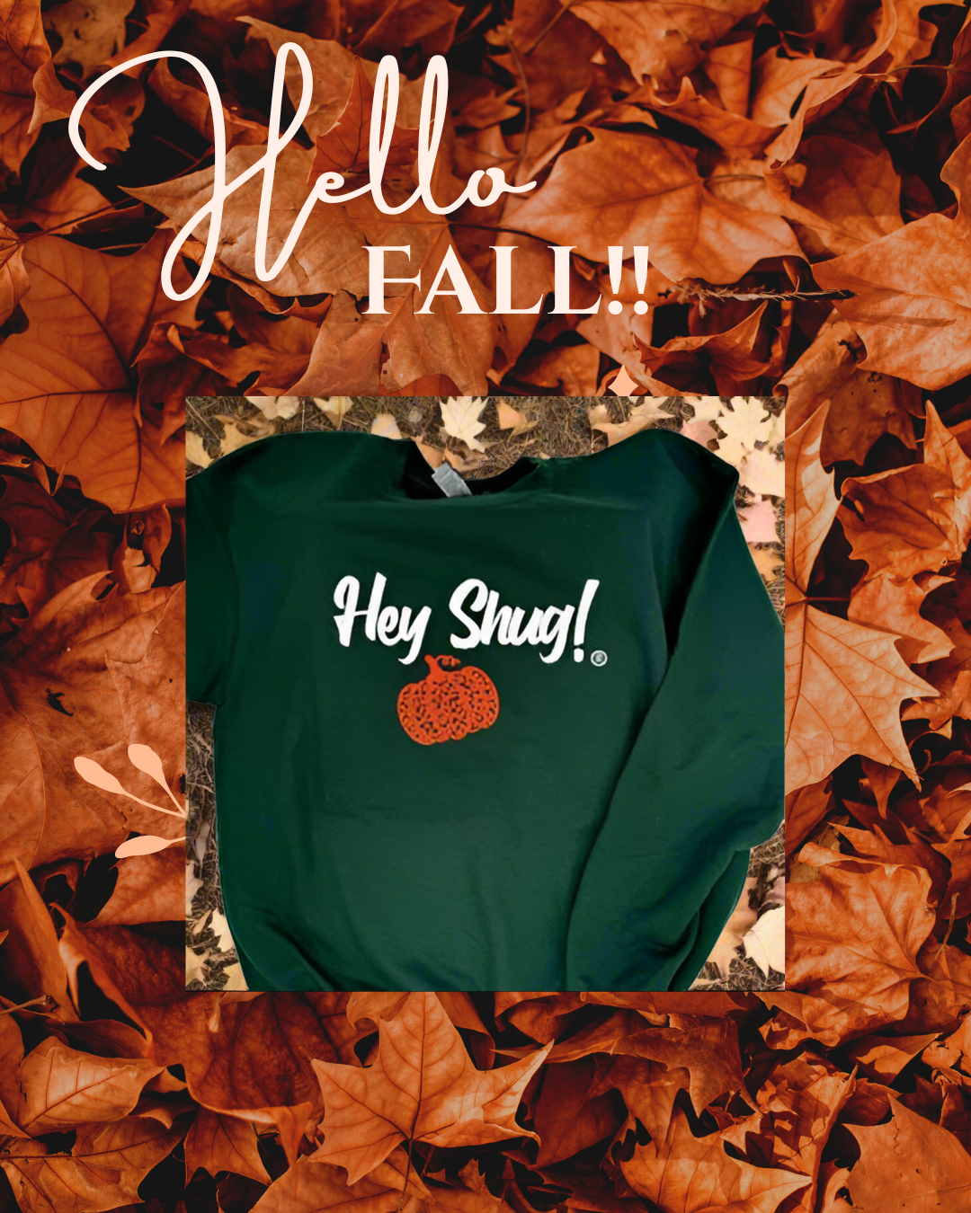 Fall Y'All!!! Luxurious Hunter Green with Leopard Pumpkin announces Fall is Here! - Top Drop Viral